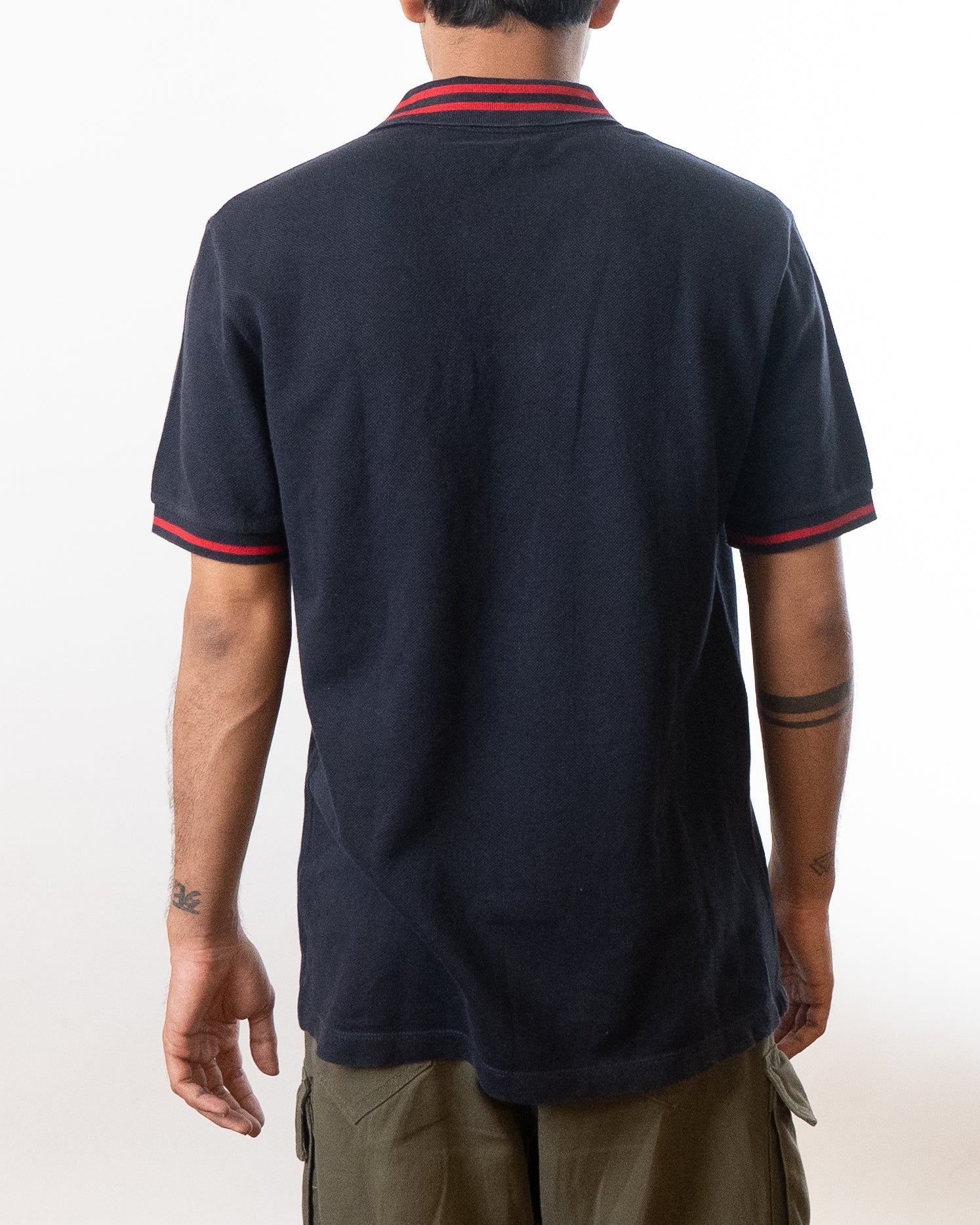 Gucci Bee & Stars Embroidered Polo T-Shirt