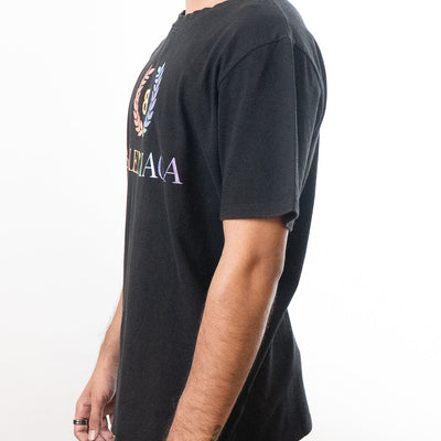 Balenciaga Rainbow Embroidered Logo T-Shirt