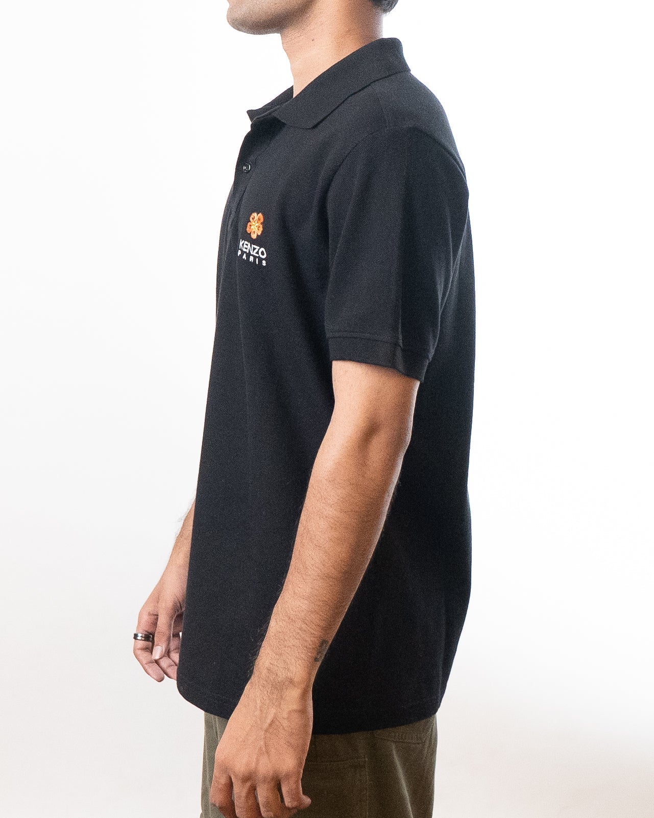 Kenzo Boke Flower Cotton Slim Fit Polo T-Shirt