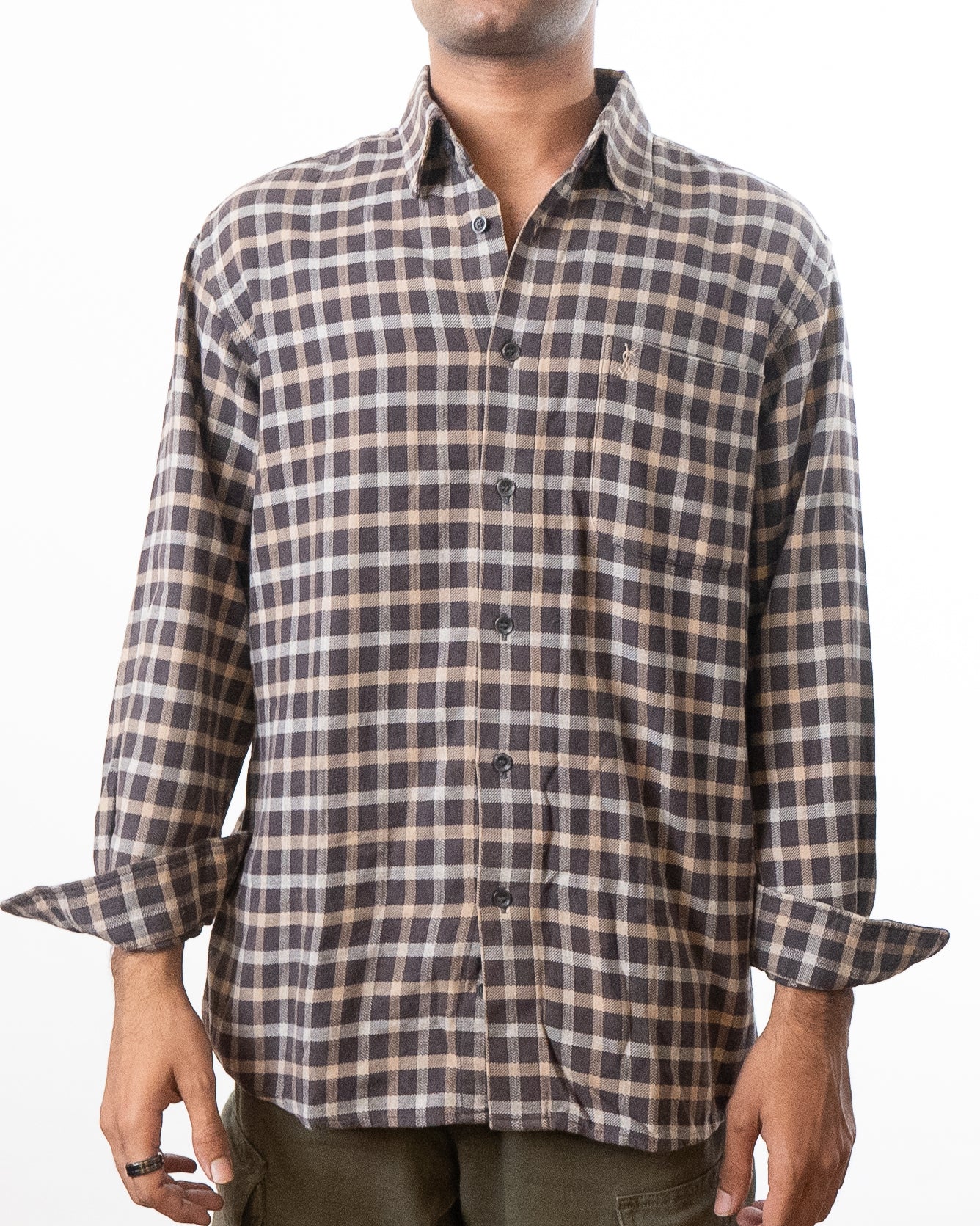 Vintage Yves Saint Laurent Checked Shirt
