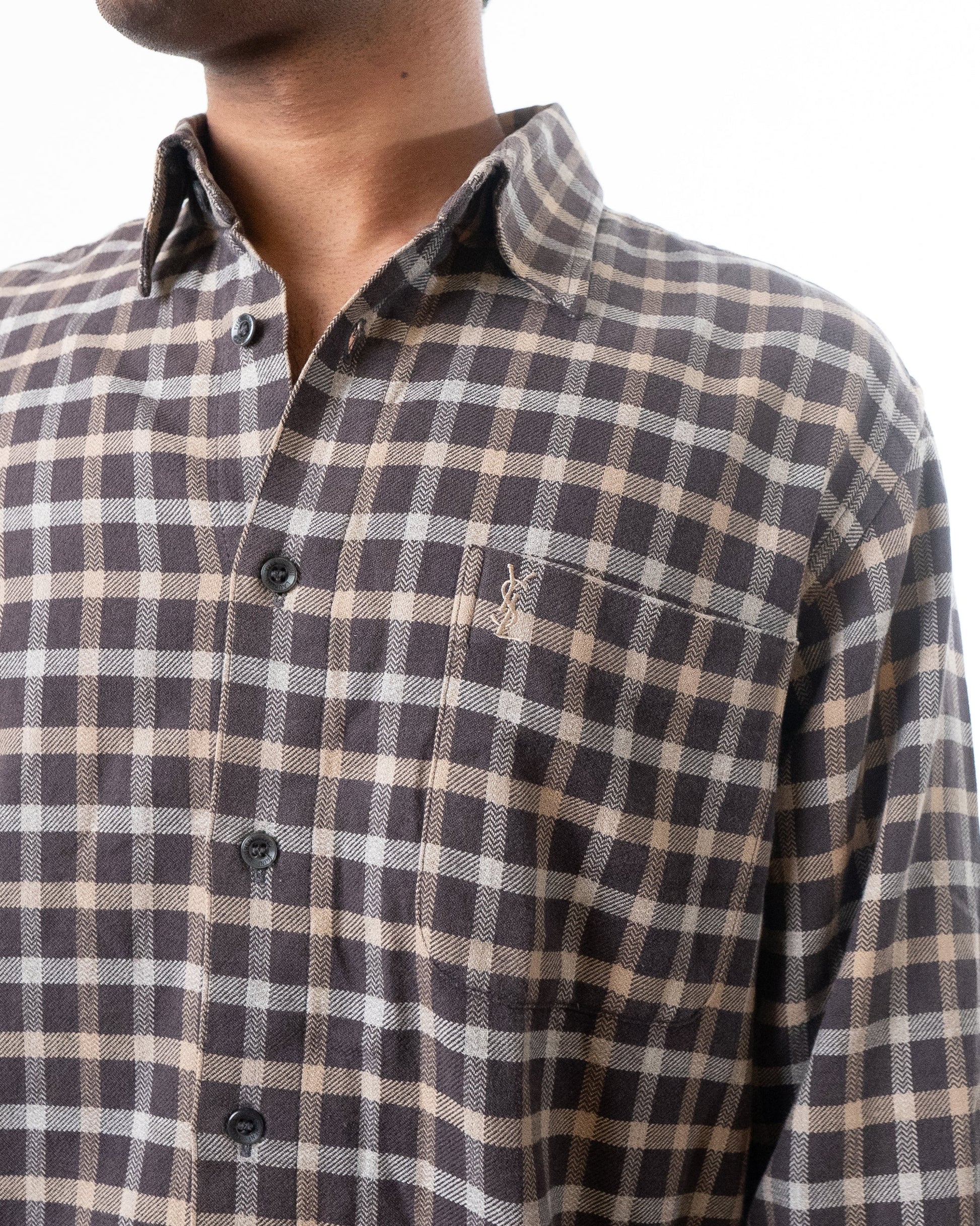 Vintage Yves Saint Laurent Checked Shirt