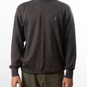 Yves Saint Laurent Turtleneck Sweater - Brown