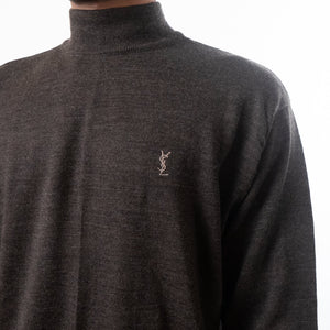 Yves Saint Laurent Turtleneck Sweater - Brown