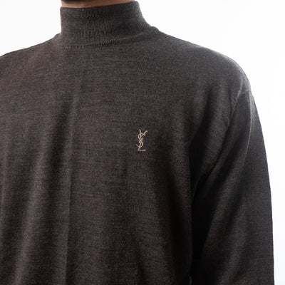 Yves Saint Laurent Turtleneck Sweater - Brown