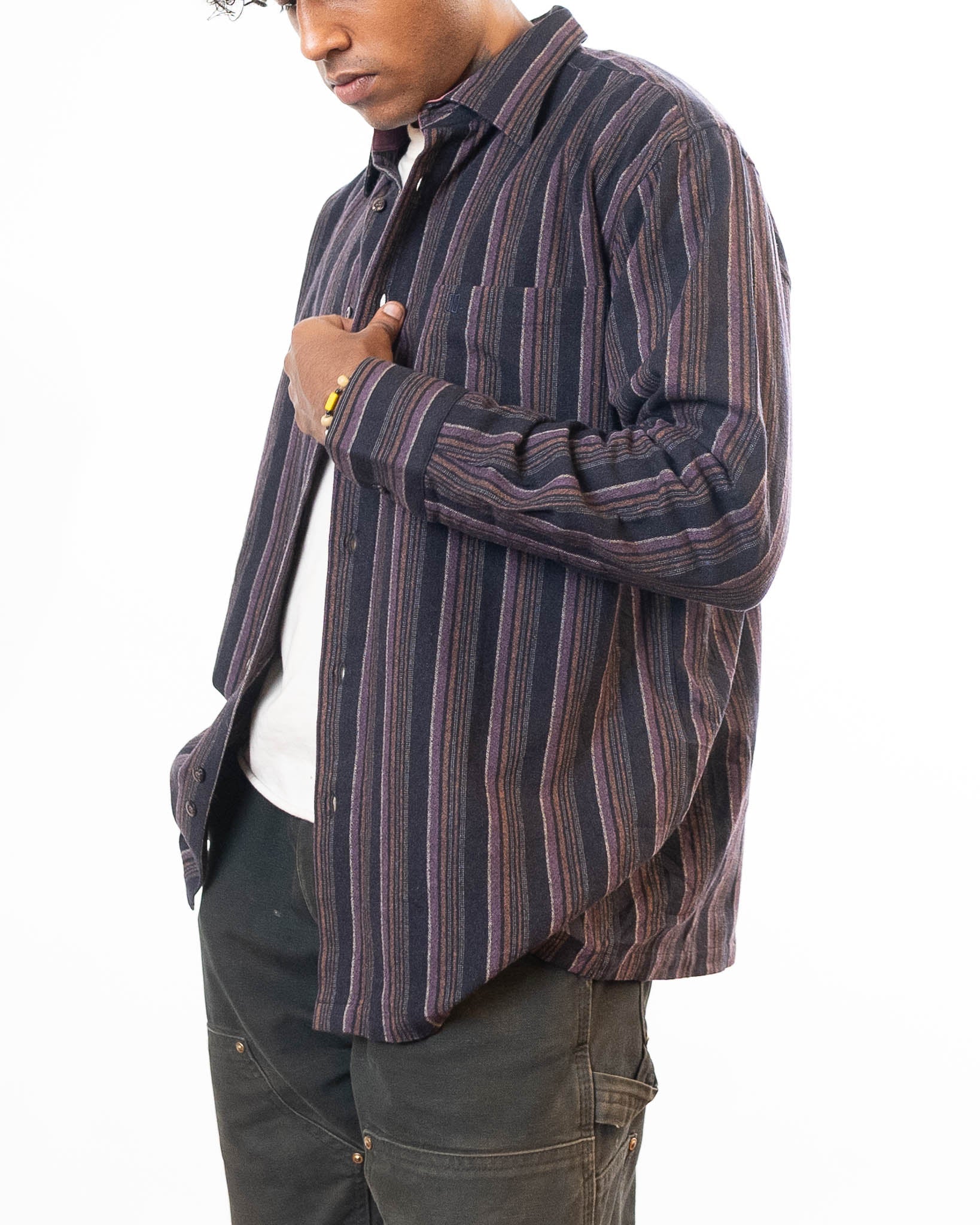 DAKS Striped Shirt