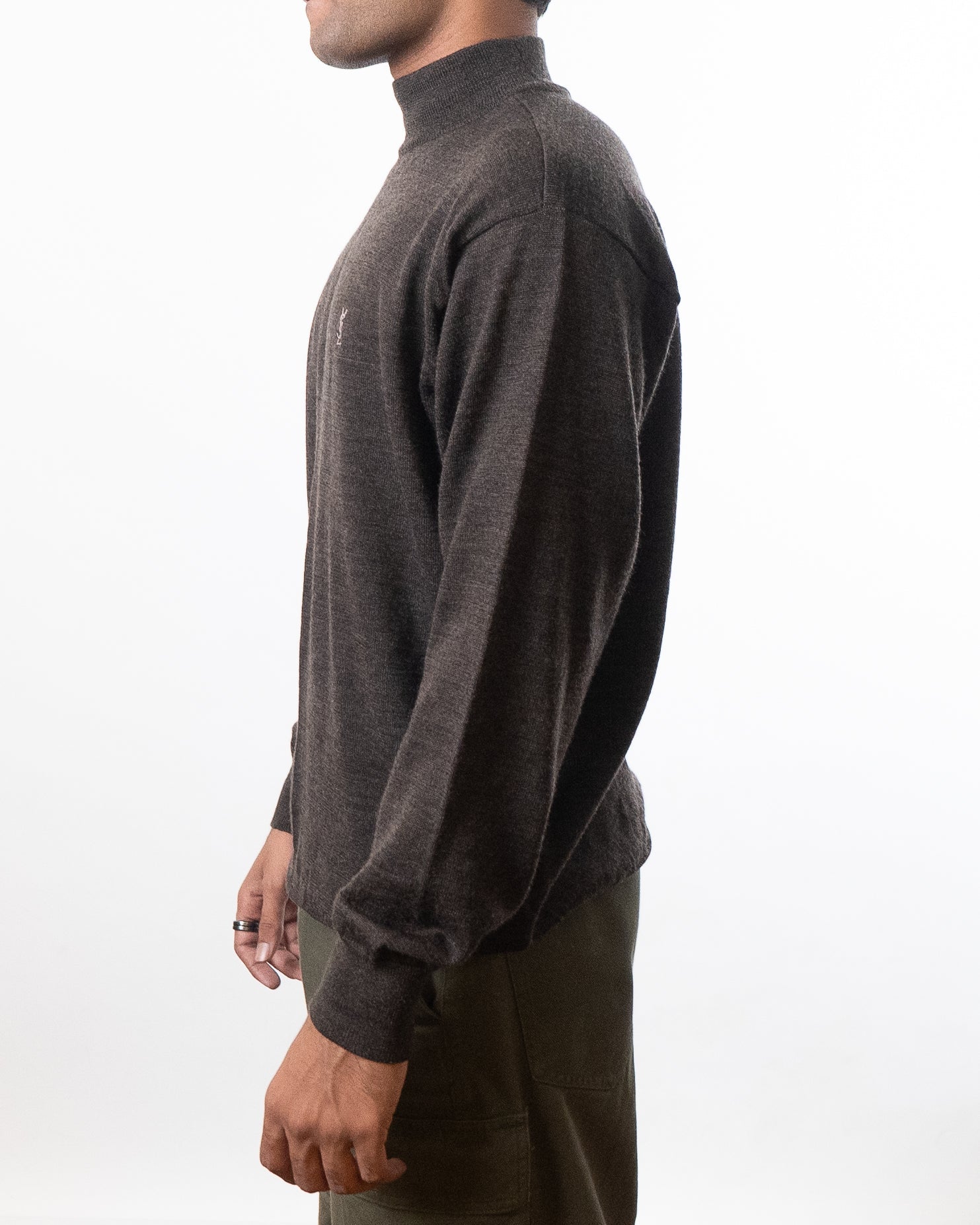 Yves Saint Laurent Turtleneck Sweater - Brown