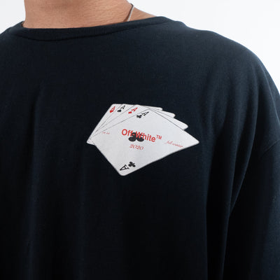 Off-White Hand Card Over T-Shirt