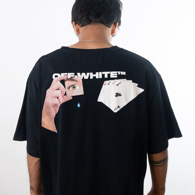 Off-White Hand Card Over T-Shirt