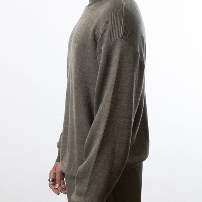 Yves Saint Laurent Turtle Neck Striped Sweater