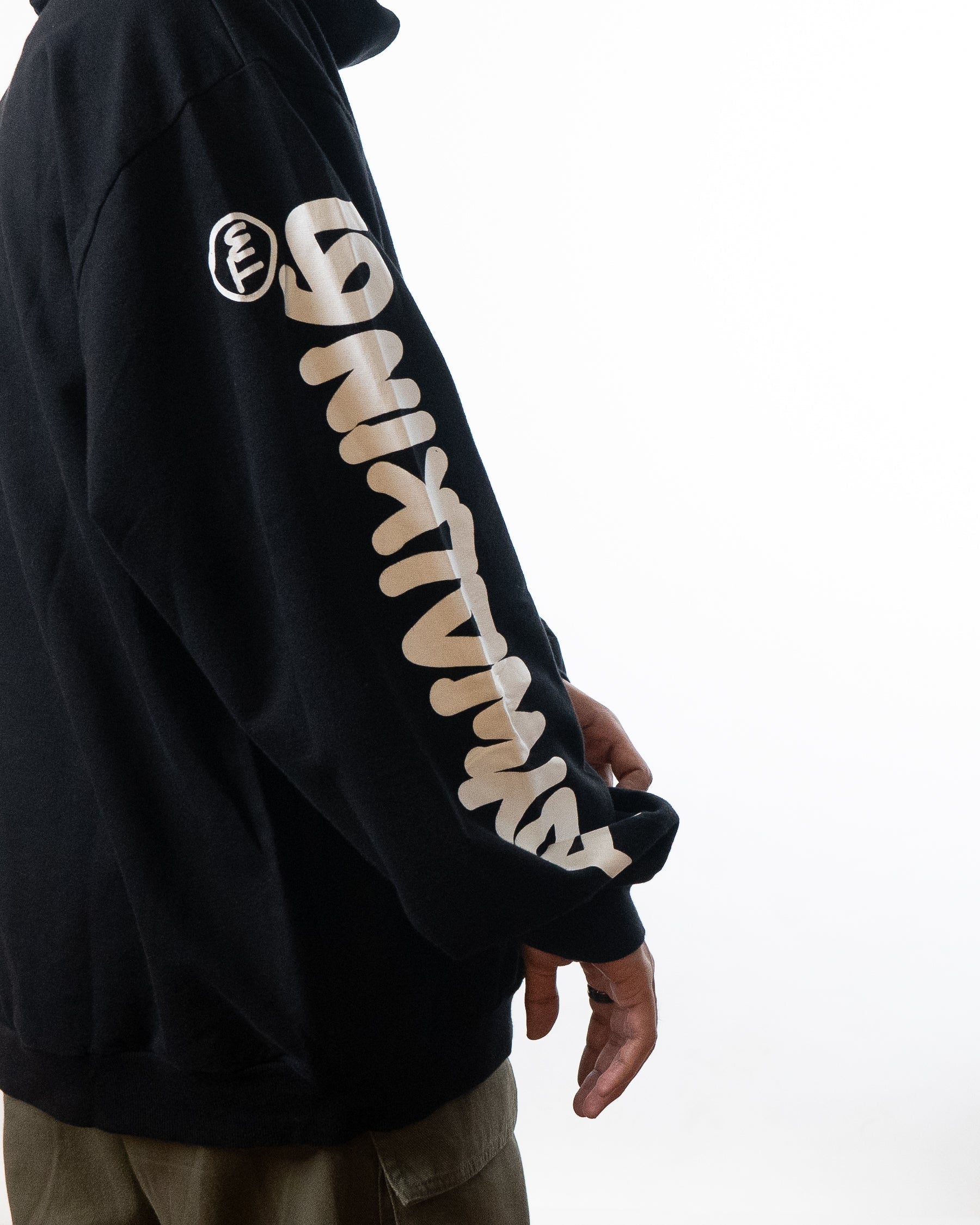 Jaywalking Art Face Hoodie