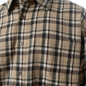 Yves Saint Laurent Flannel Oversized Shirt