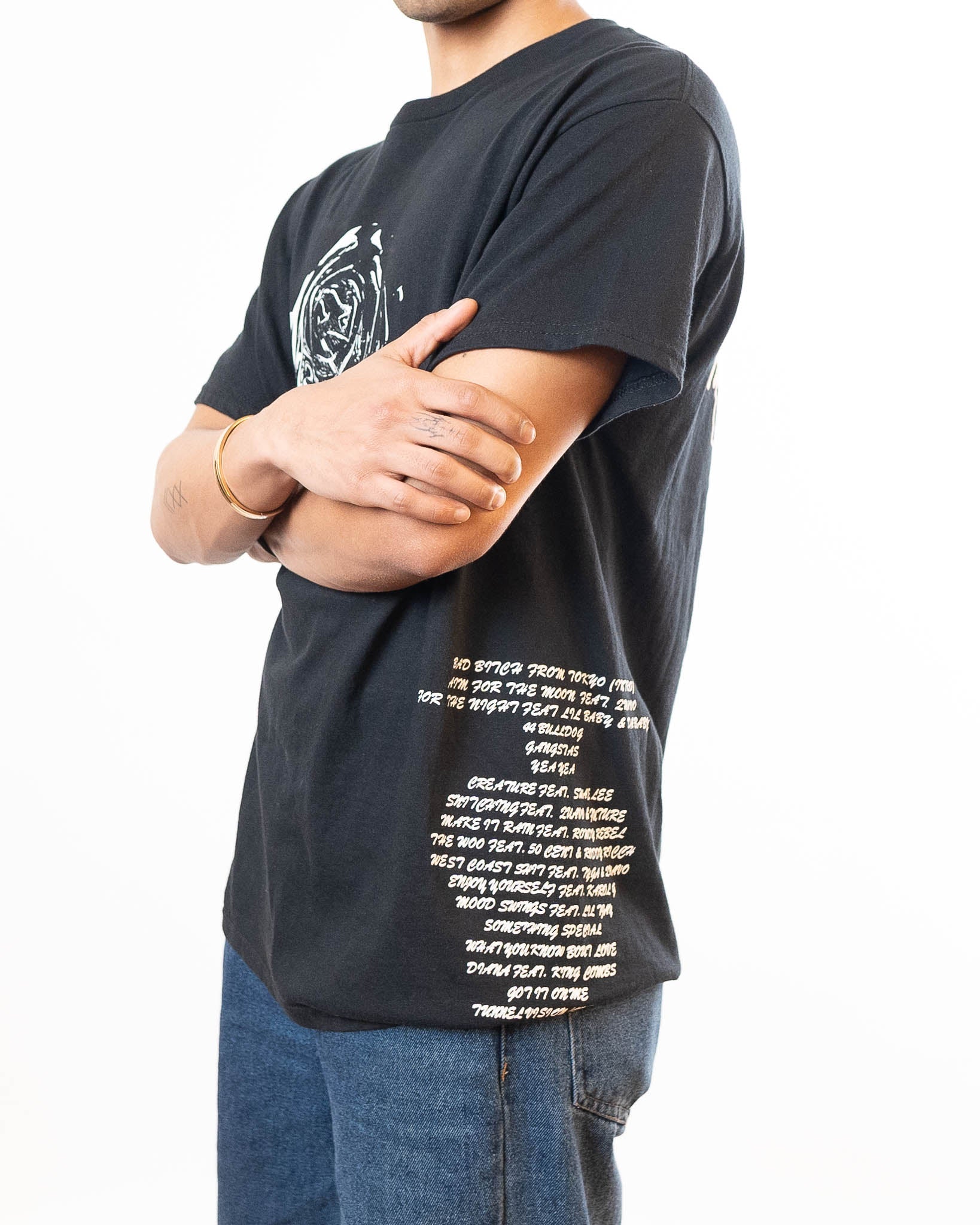 Vlone x Pop Smoke Tracklist T-Shirt
