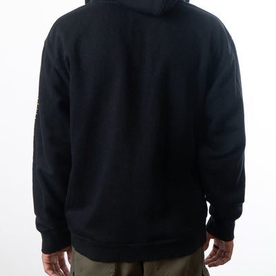 Hugo Boss Zip-Through Curved Logo Hoodie