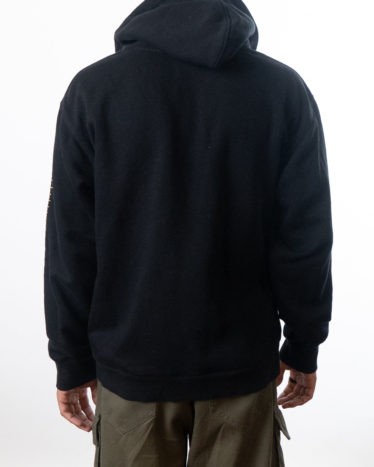 Hugo Boss Zip-Through Curved Logo Hoodie