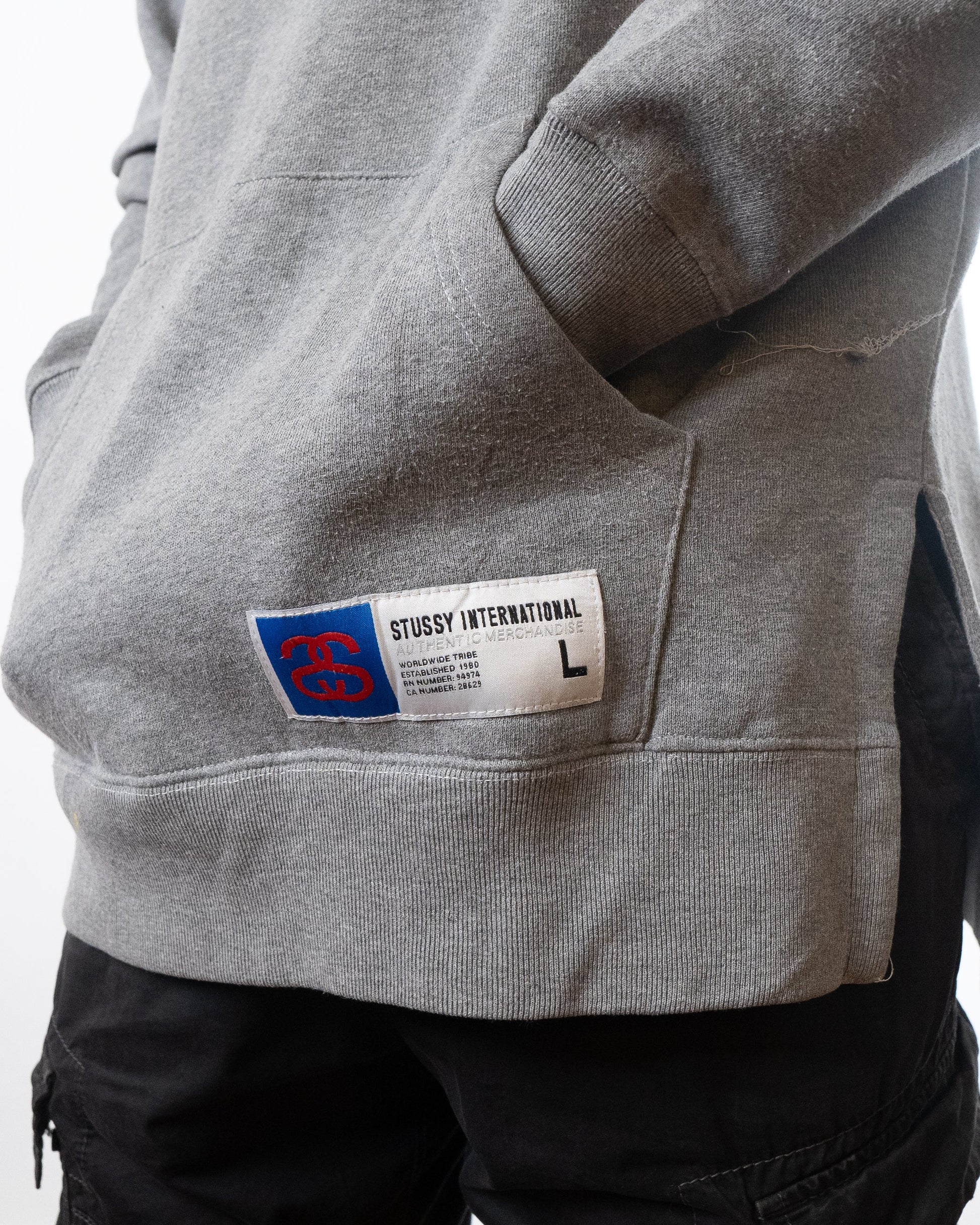 Stussy Grey Camo Hoodie