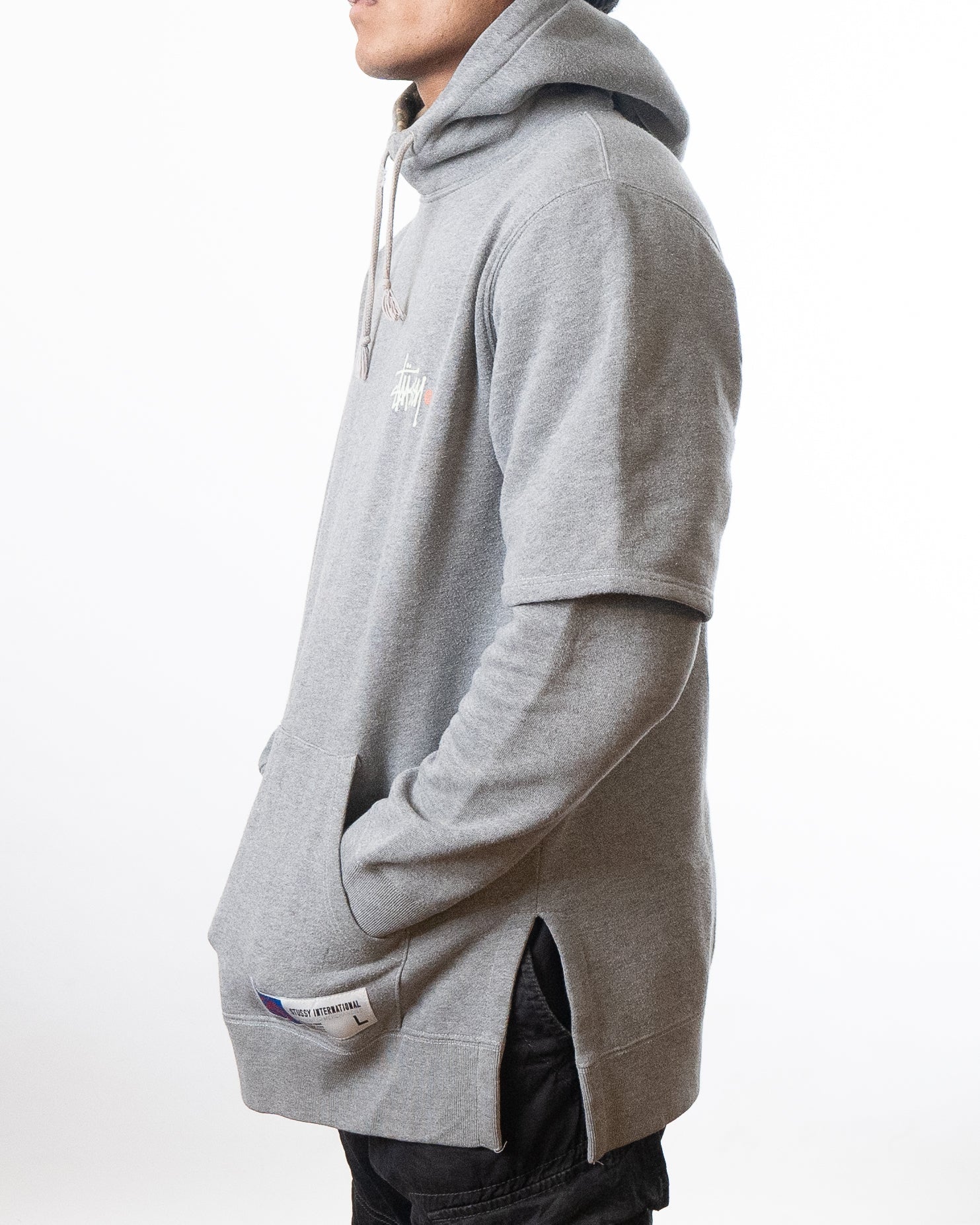 Stussy Grey Camo Hoodie