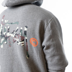 Stussy Grey Camo Hoodie