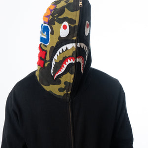 Aape By A Bathing Ape WGM  Shark Hoodie