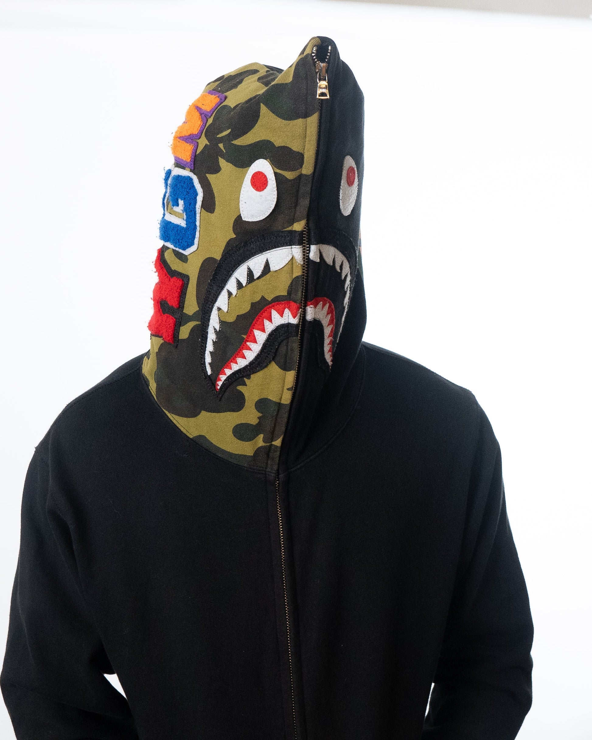 Aape By A Bathing Ape WGM  Shark Hoodie