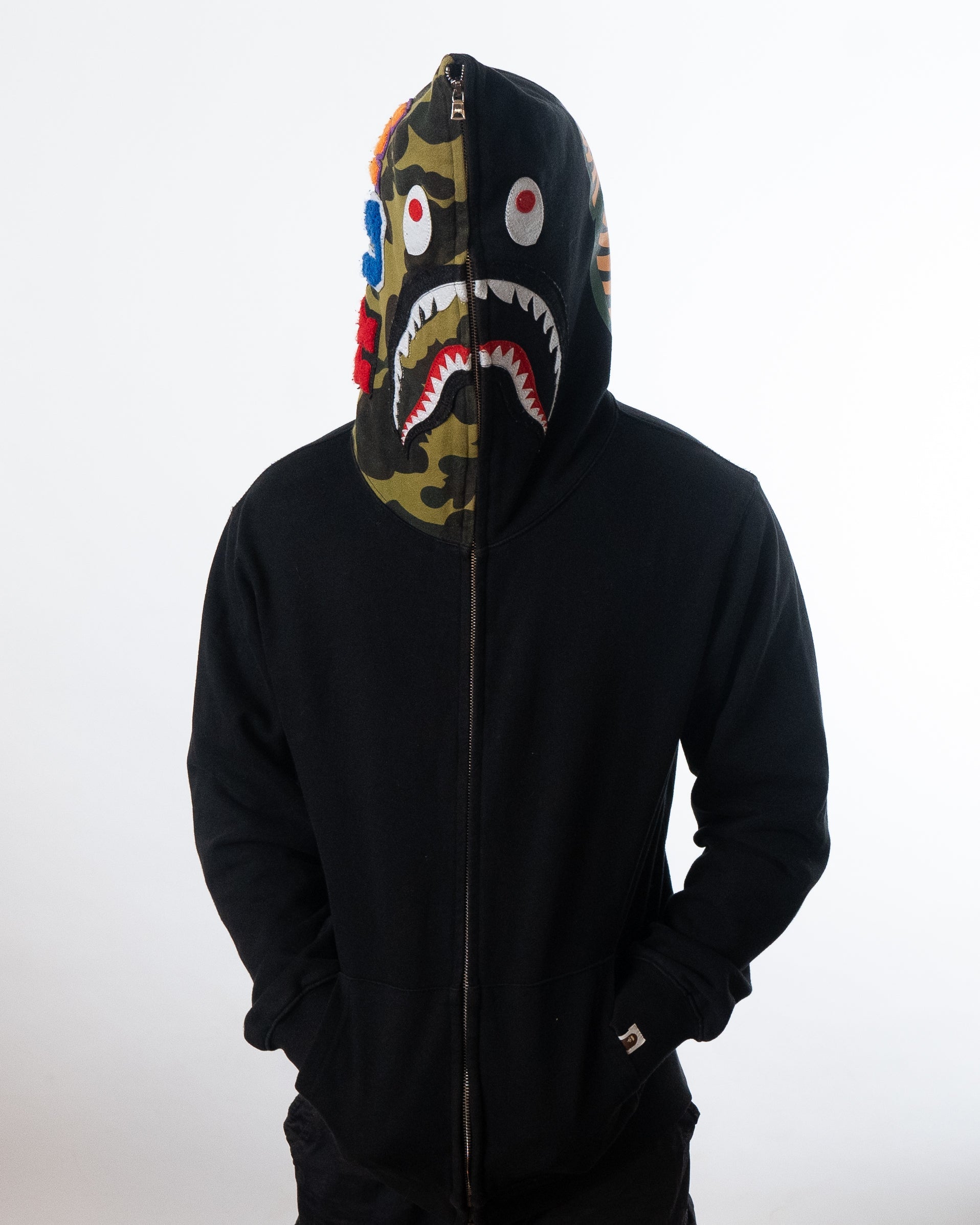 Aape By A Bathing Ape WGM  Shark Hoodie