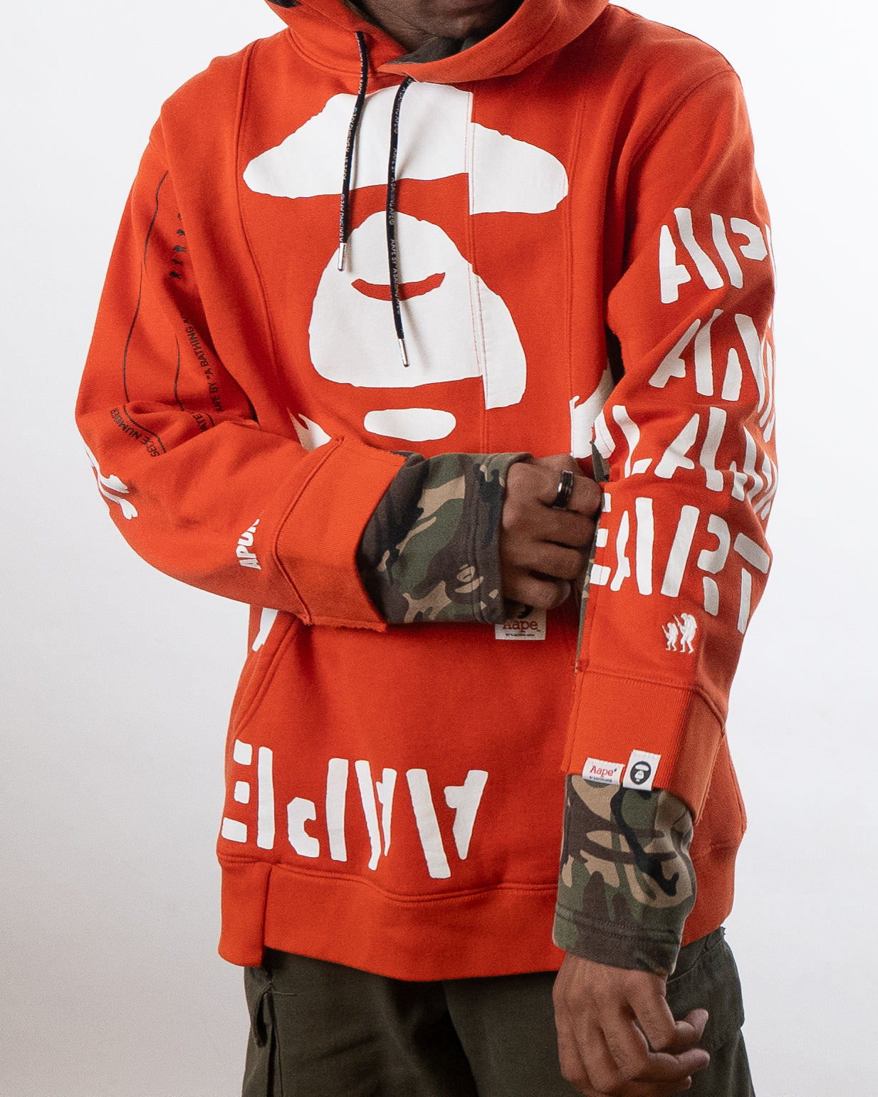 Aape By A Bathing Ape Universe Camo Hoodie