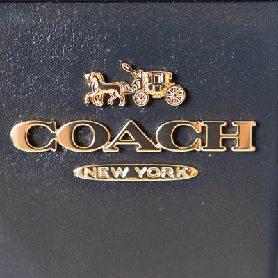 Coach Andrea Carryall Bag In Signature Jacquard- Midnight Navy -DS