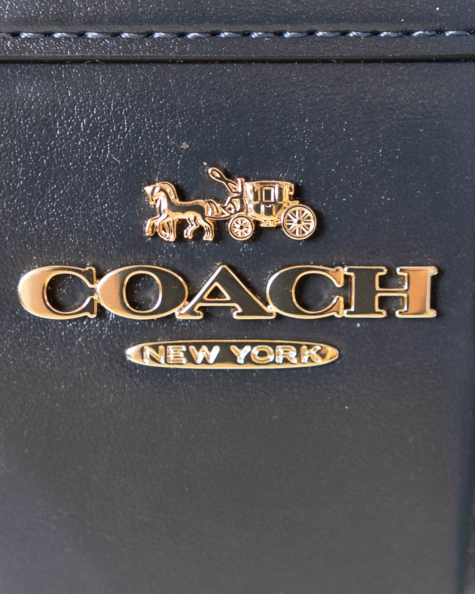Coach Andrea Carryall Bag In Signature Jacquard- Midnight Navy -DS