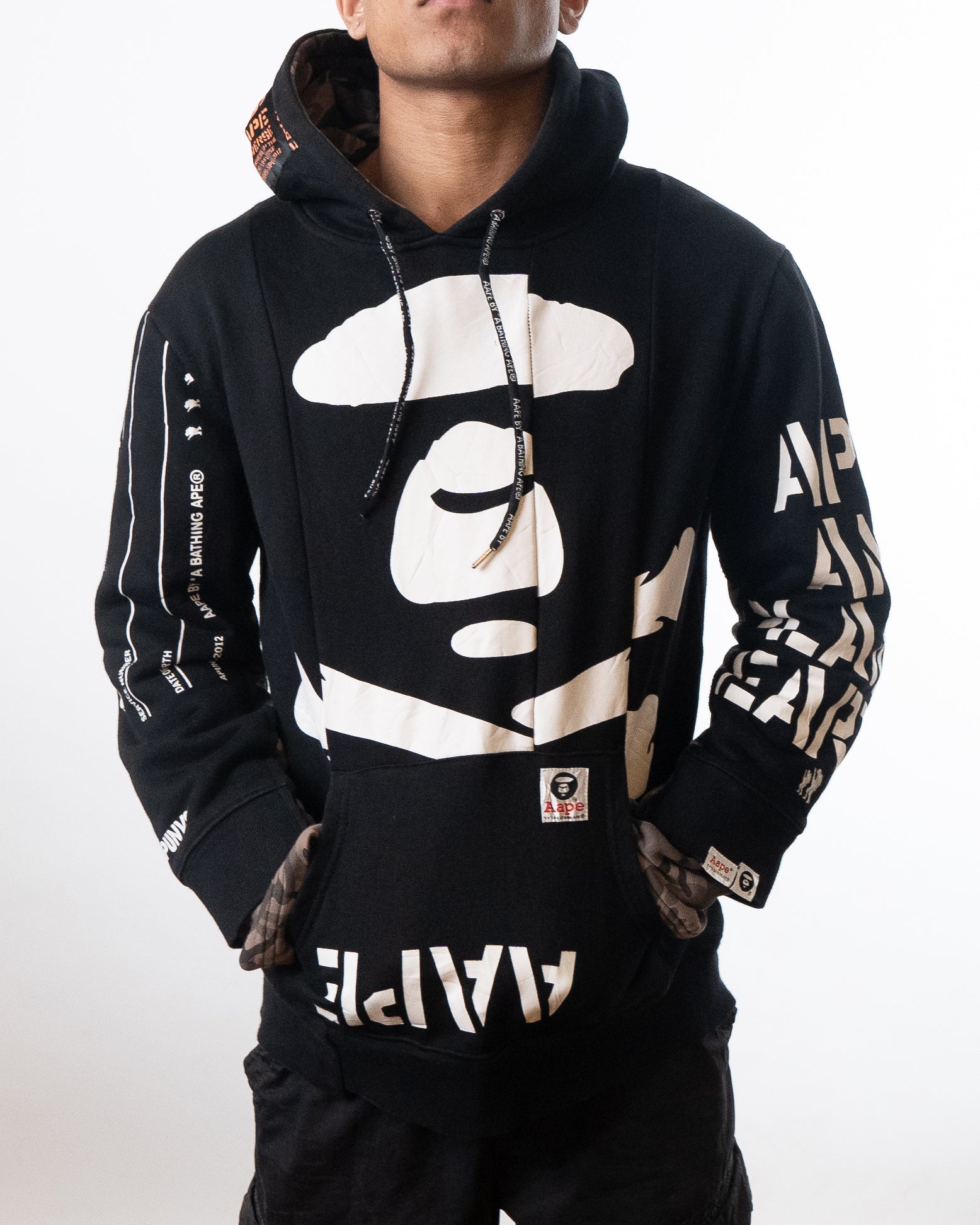 Aape By A Bathing Ape Universe Graphic Print Hoodie