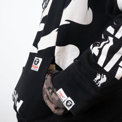 Aape By A Bathing Ape Universe Graphic Print Hoodie