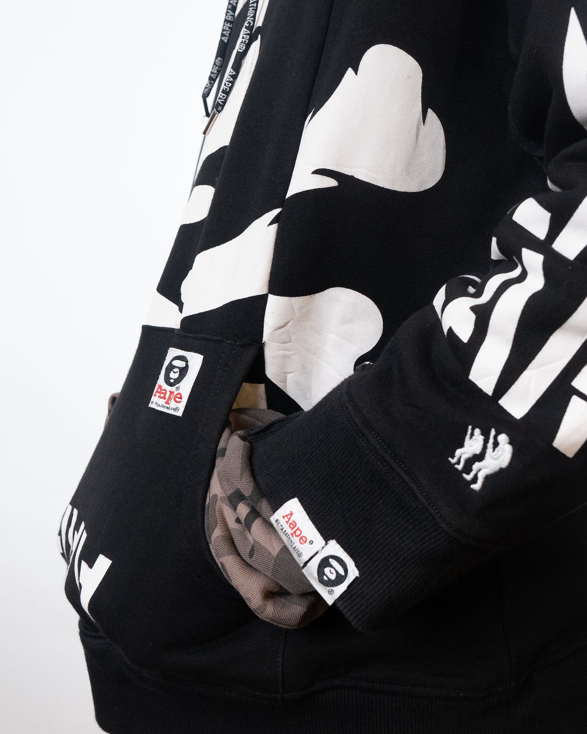 Aape By A Bathing Ape Universe Graphic Print Hoodie