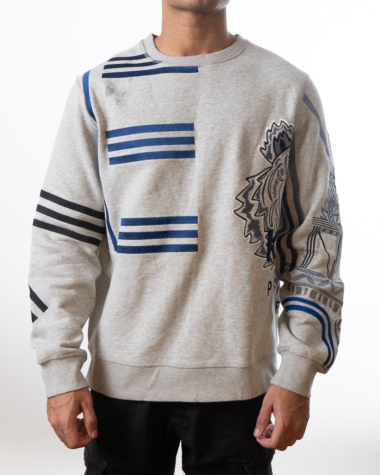 Kenzo Paris Crewneck Tiger Logo Sweatshirt