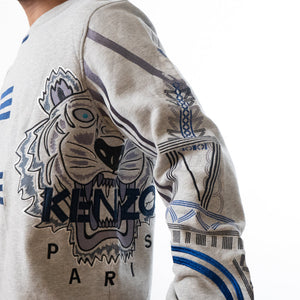 Kenzo Paris Crewneck Tiger Logo Sweatshirt