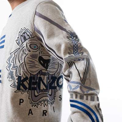Kenzo Paris Crewneck Tiger Logo Sweatshirt