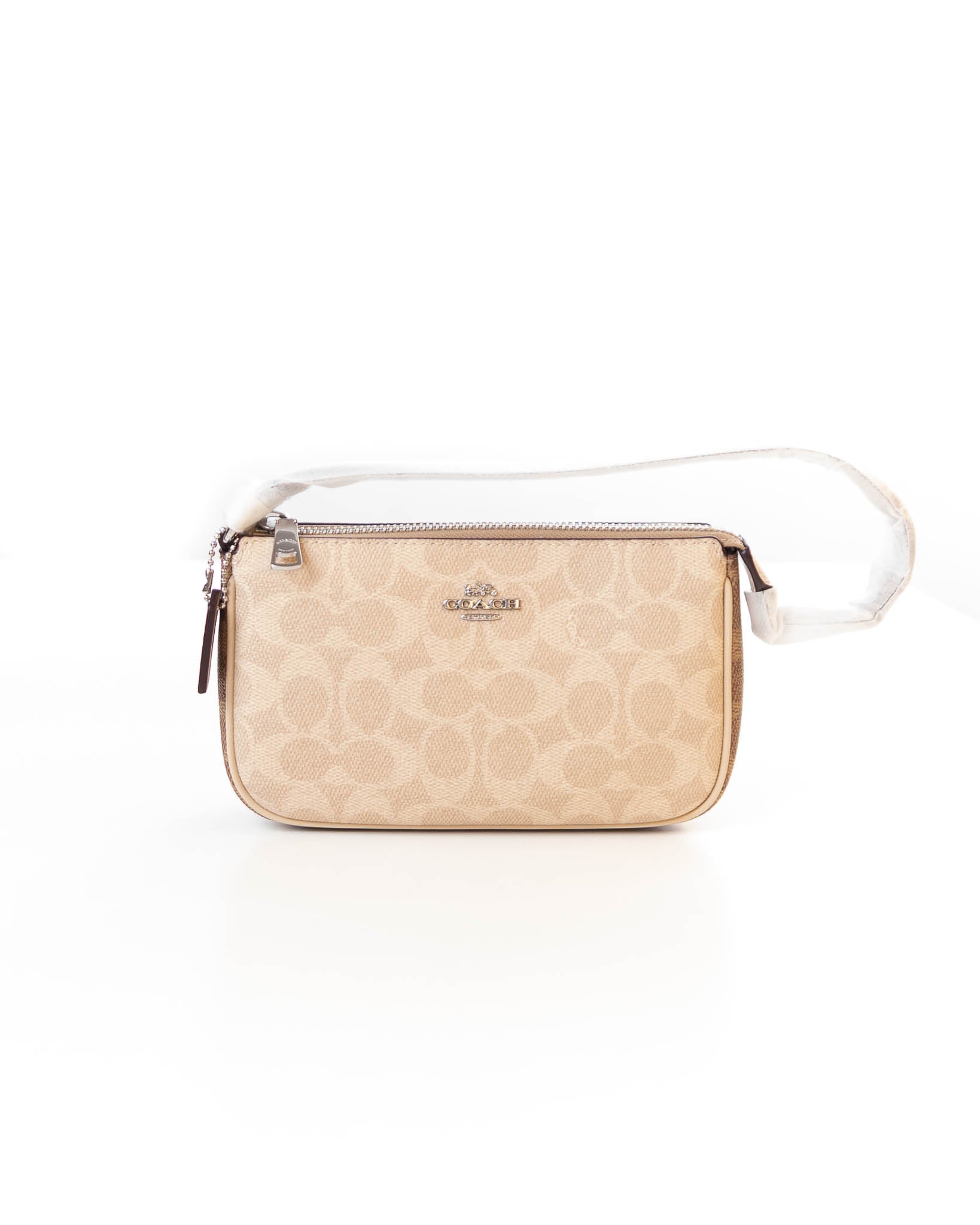 Coach Nolita 19 In Signature Canvas - Sand/Chalk -DS