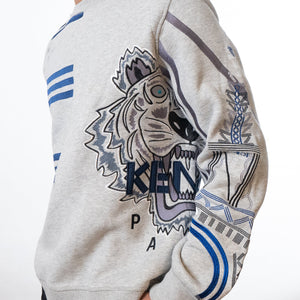 Kenzo Paris Crewneck Tiger Logo Sweatshirt