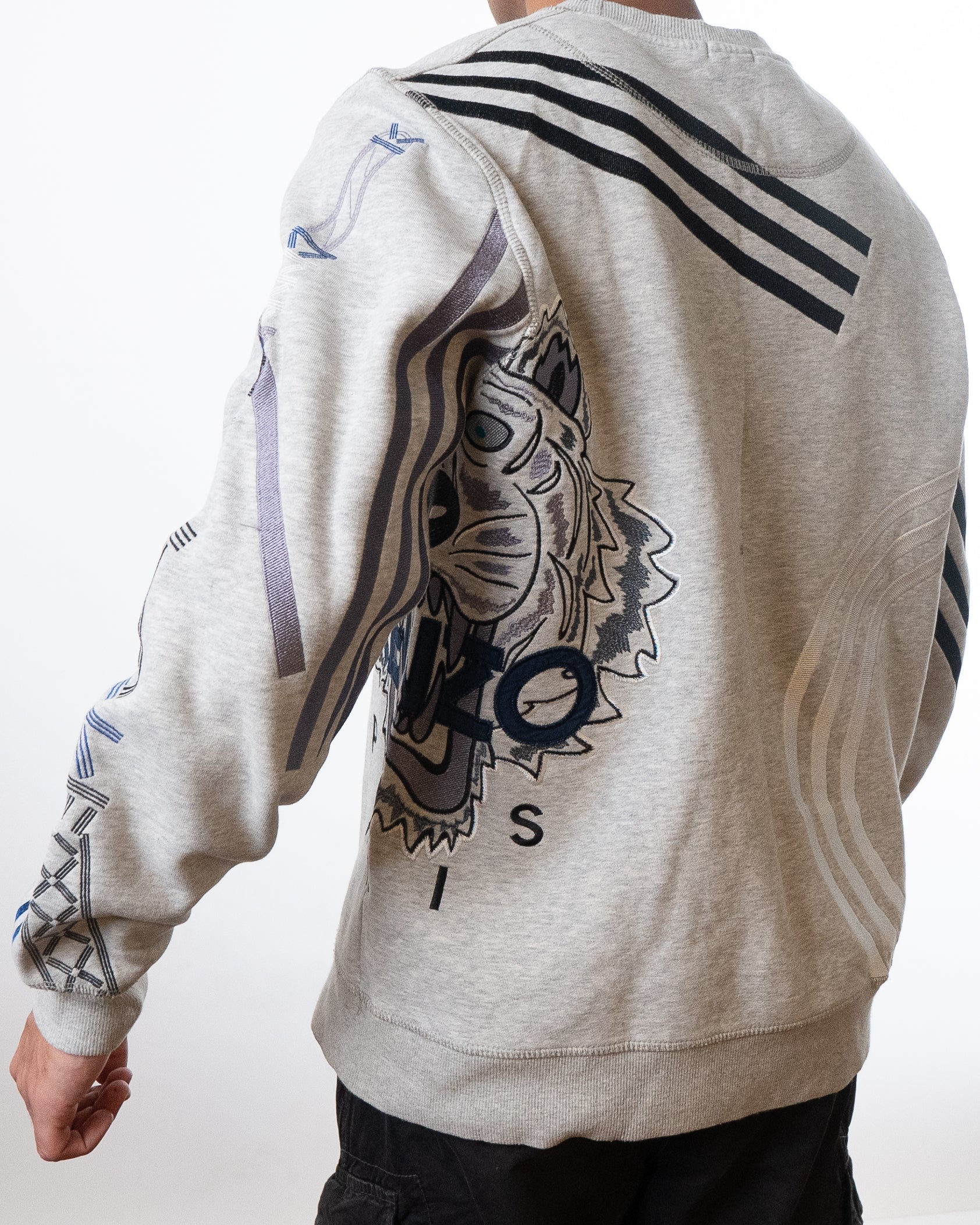Kenzo Paris Crewneck Tiger Logo Sweatshirt