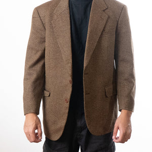 Yves Saint Laurent Vintage Brown Tweed Sport Coat