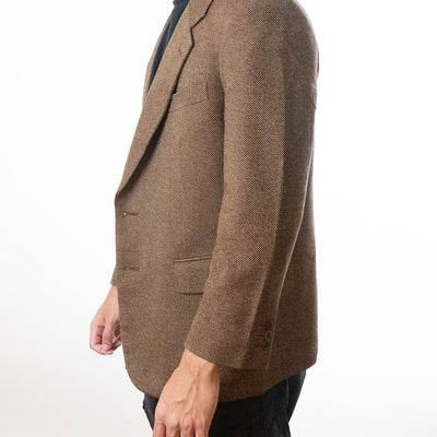 Yves Saint Laurent Vintage Brown Tweed Sport Coat