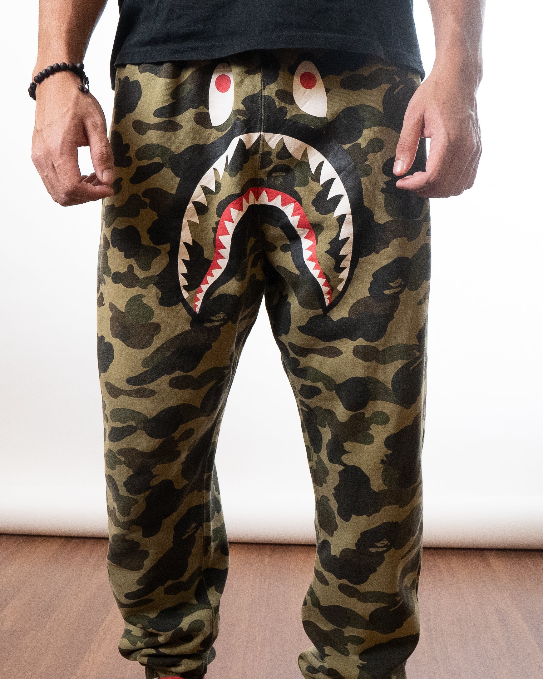 Bape 1st Camo Shark Sweat Pants