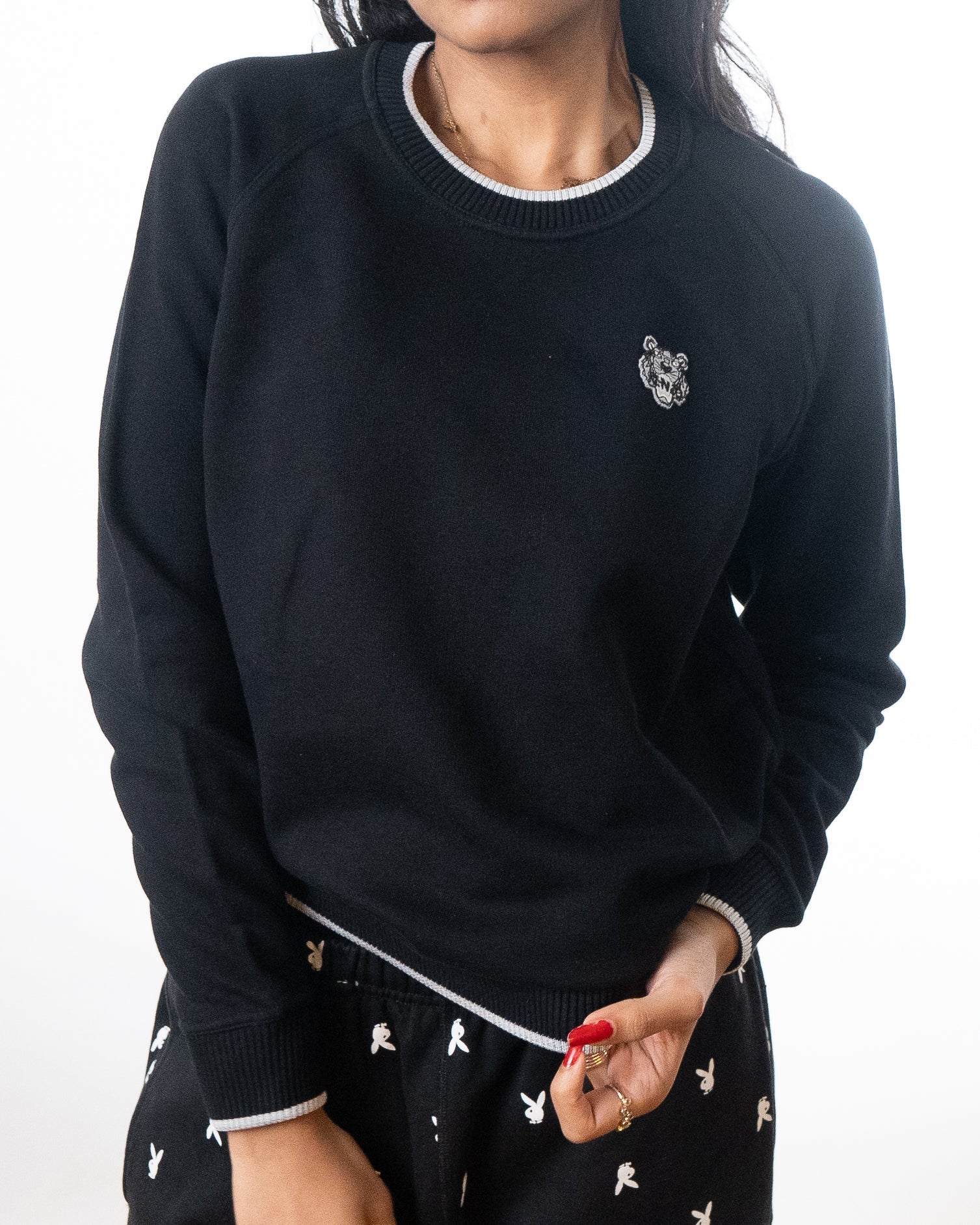 Kenzo Tiger Logo Black Sweatshirt