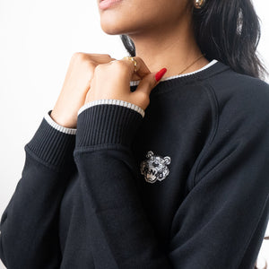 Kenzo Tiger Logo Black Sweatshirt