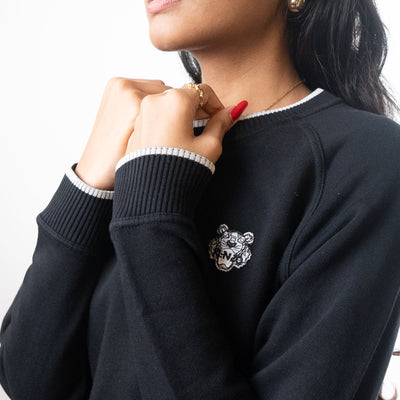 Kenzo Tiger Logo Black Sweatshirt