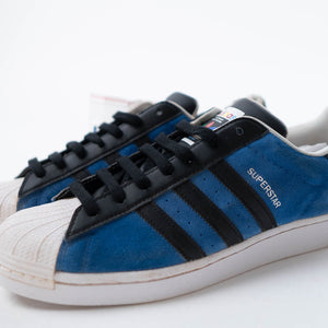 Adidas Superstar Blue & Core Black Sneakers - DS