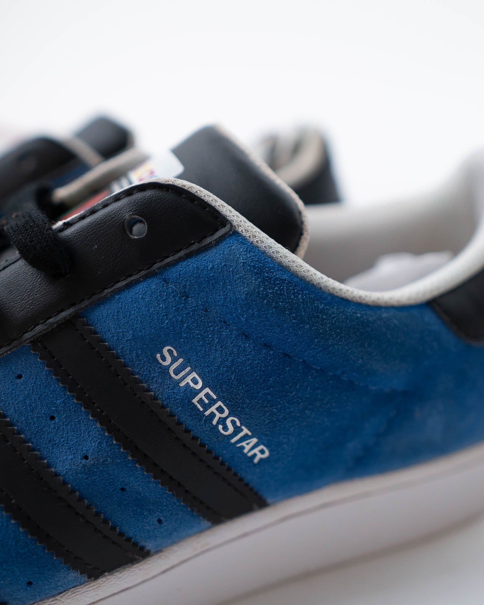 Adidas Superstar Blue & Core Black Sneakers - DS