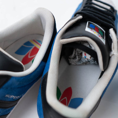 Adidas Superstar Blue & Core Black Sneakers - DS