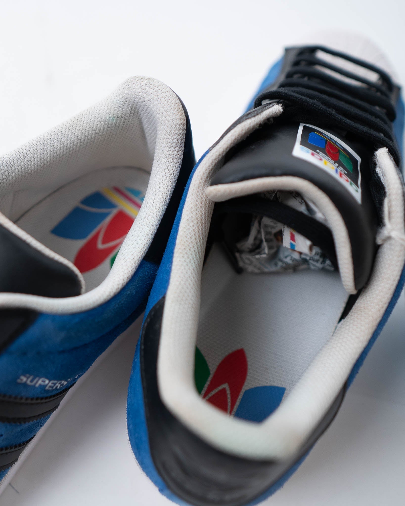Adidas Superstar Blue & Core Black Sneakers - DS