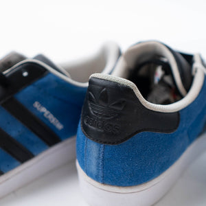 Adidas Superstar Blue & Core Black Sneakers - DS