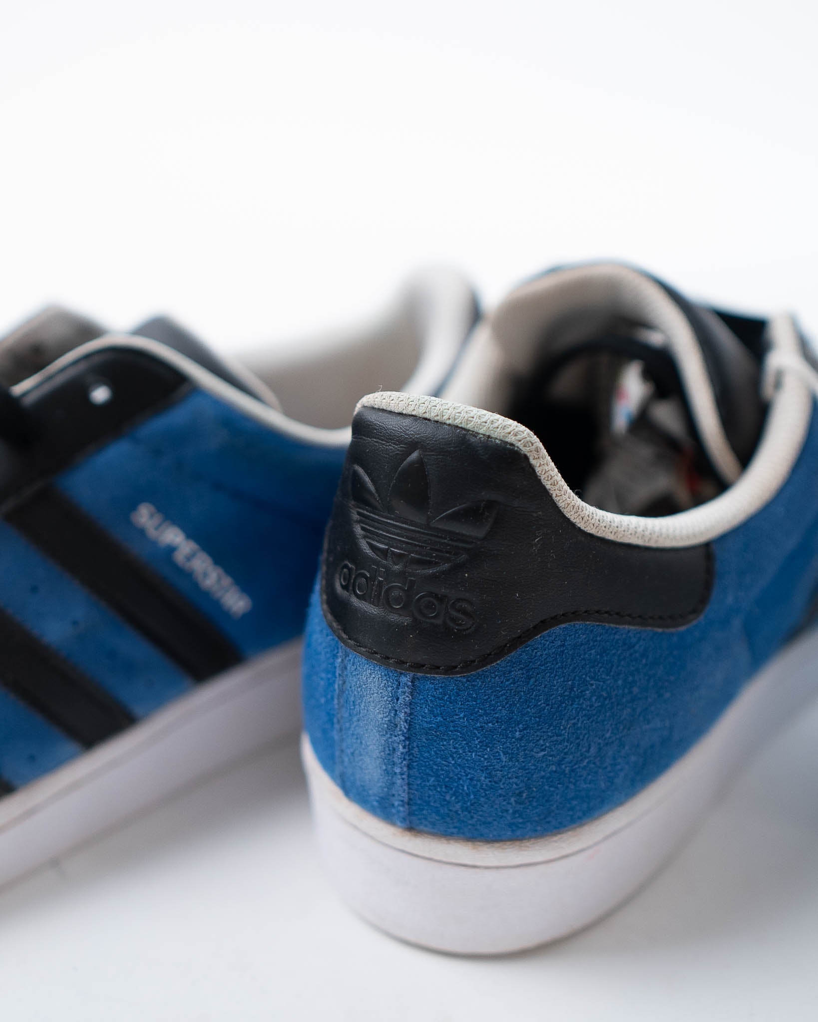 Adidas Superstar Blue & Core Black Sneakers - DS
