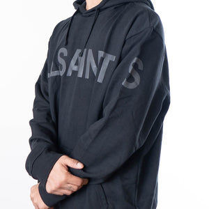 All Saints Biggy Logo Graphic Hoodie