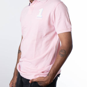 Hackett New Classic Polo  T-Shirt - Pink